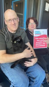 Larry found a home during Bissel's Empty the Shelters Adoption Event!